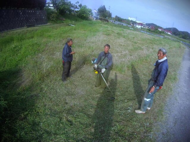 江田島圃場：撮影・草刈り